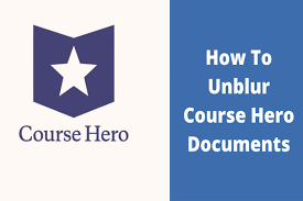 how to unblur course hero