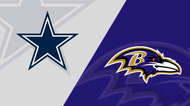 baltimore ravens vs dallas cowboys match player stats