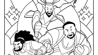 wwe coloring pages​